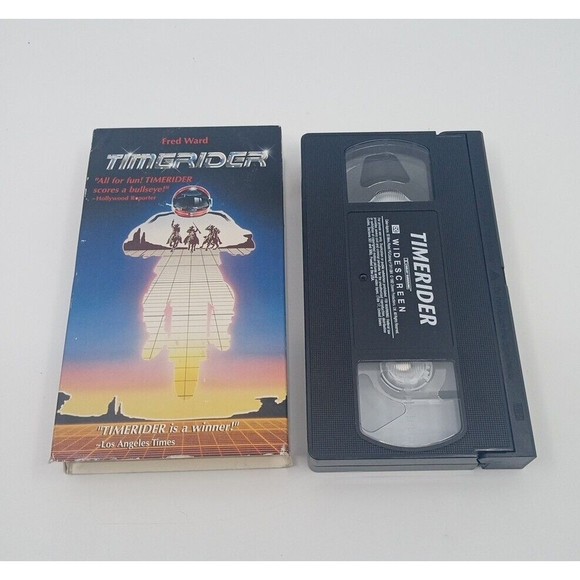 Timerider Adventure Lyle Swan - Widescreen VHS Tape - Fred Ward Cult- Rare - Picture 2 of 5